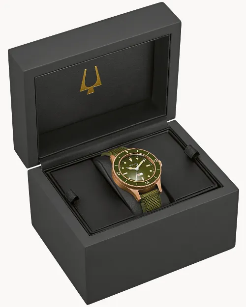 Green Dial CORDURA® + HNBR Strap MIL SHIPS 98A324 | Bulova Green Dial CORDURA® + HNBR Strap MIL SHIPS 98A324 | Bulova